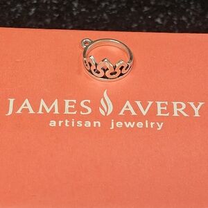 James Avery Silver Crown Charm